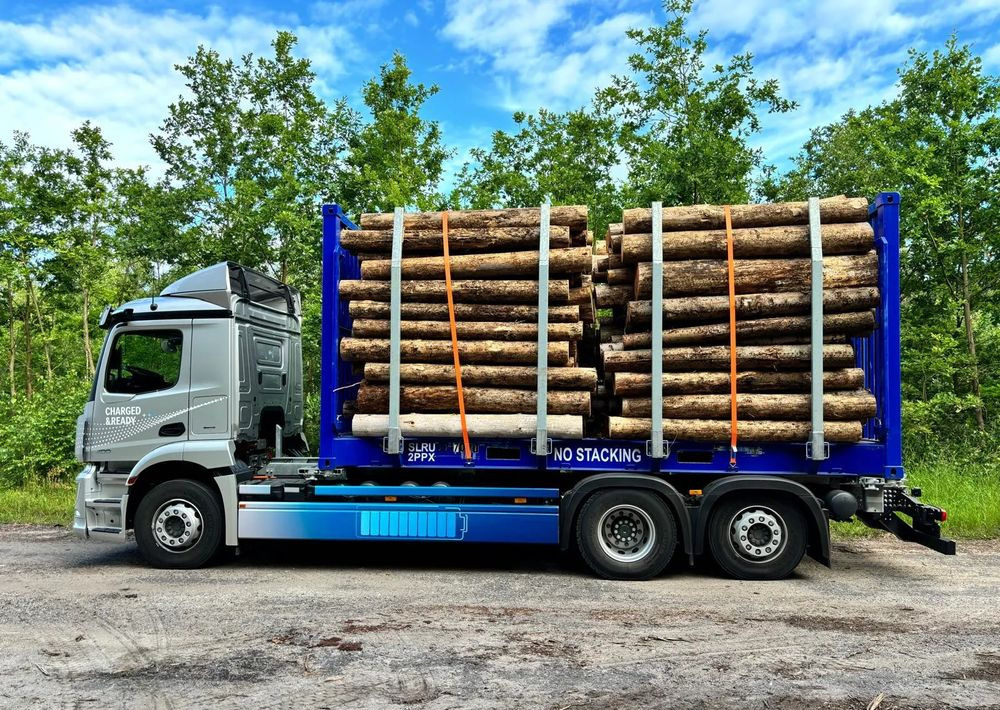 Mercedes-Benz eActros 400 6x2 BDF Elektryczny - شاحنة قطع الأشجار, شاحنة كهربائية: صورة 3 Mercedes-Benz eActros 400 6x2 BDF Elektryczny - شاحنة قطع الأشجار, شاحنة كهربائية: صورة 3