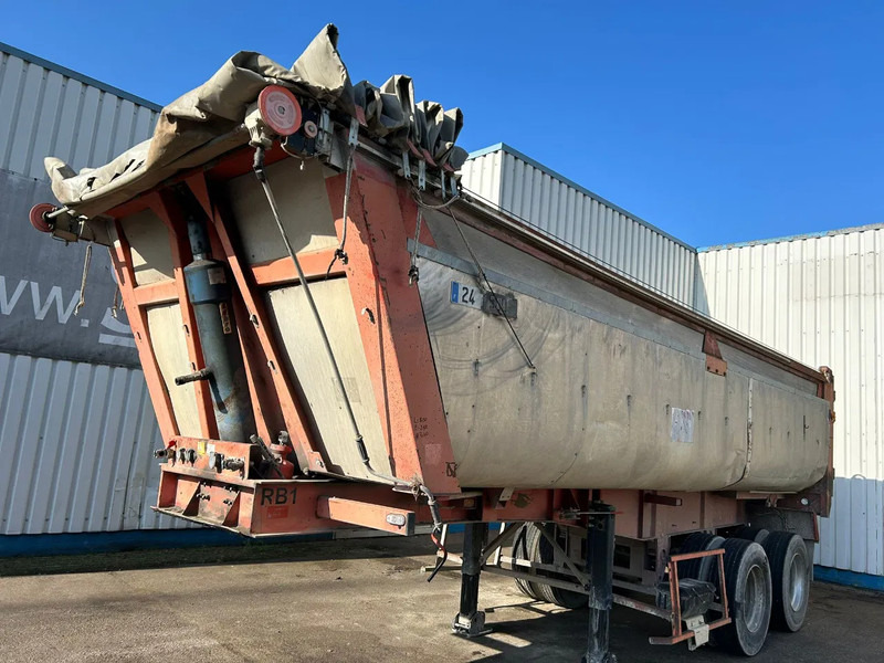قلابة نصف مقطورة نصف مقطورة قلابة Fruehauf 2 Axle Steel Tipper , 8 Tyres, Spring Suspension , Drum Brakes: صورة 1