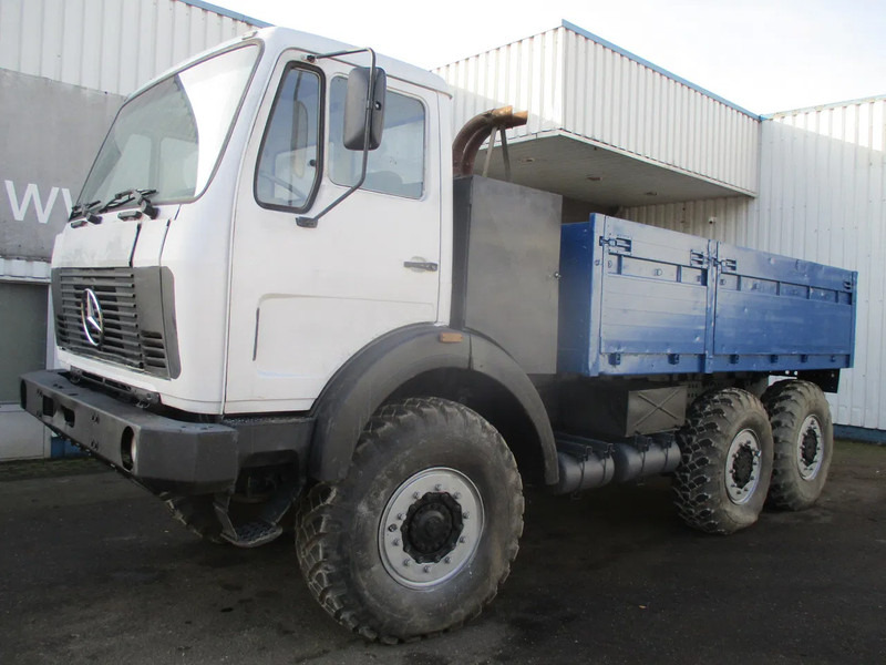 Mercedes-Benz FAP 2026 , V8 , 6x6 , ZF Manual , Spring suspension, Ex - شاحنات مسطحة: صورة 1 Mercedes-Benz FAP 2026 , V8 , 6x6 , ZF Manual , Spring suspension, Ex - شاحنات مسطحة: صورة 1