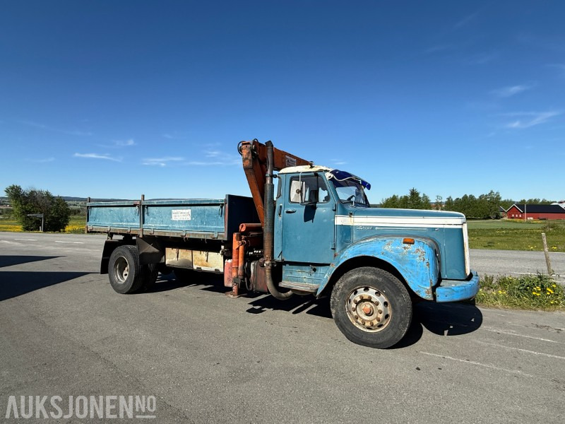 1976 Scania L81S46 Med tipp og Atlas 8 meter kran - 139996 km - شاحنة كرين: صورة 5 1976 Scania L81S46 Med tipp og Atlas 8 meter kran - 139996 km - شاحنة كرين: صورة 5