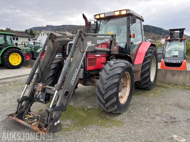 1996 Massey Ferguson 6180. Quicke Q950 Frontlaster - جرار: صورة 1 1996 Massey Ferguson 6180. Quicke Q950 Frontlaster - جرار: صورة 1