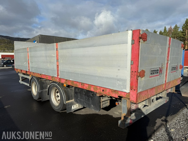 1997 Damm 2DBC20 - Egenvekt 3950kg - 2-akslet - Lastebilhenger - Nedleggbare karmer - عربة مقطورة: صورة 5 1997 Damm 2DBC20 - Egenvekt 3950kg - 2-akslet - Lastebilhenger - Nedleggbare karmer - عربة مقطورة: صورة 5