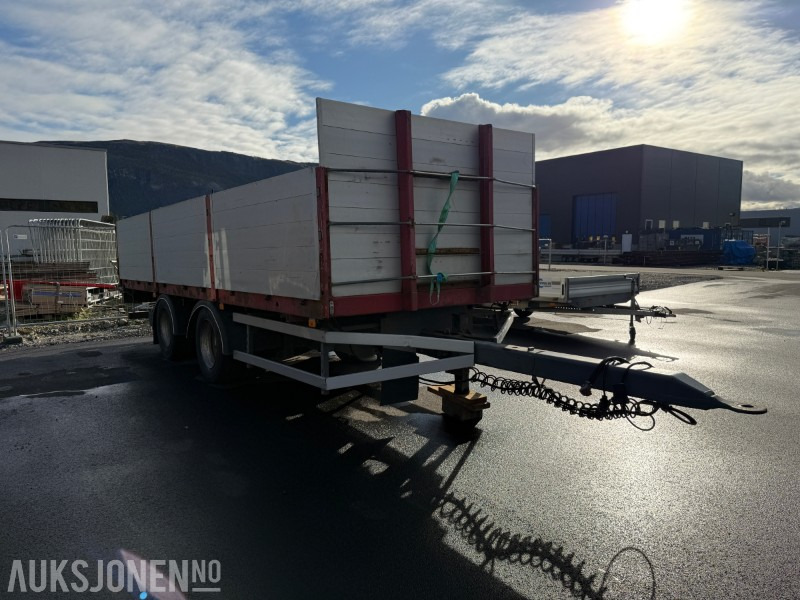 1997 Damm 2DBC20 - Egenvekt 3950kg - 2-akslet - Lastebilhenger - Nedleggbare karmer - عربة مقطورة: صورة 3 1997 Damm 2DBC20 - Egenvekt 3950kg - 2-akslet - Lastebilhenger - Nedleggbare karmer - عربة مقطورة: صورة 3