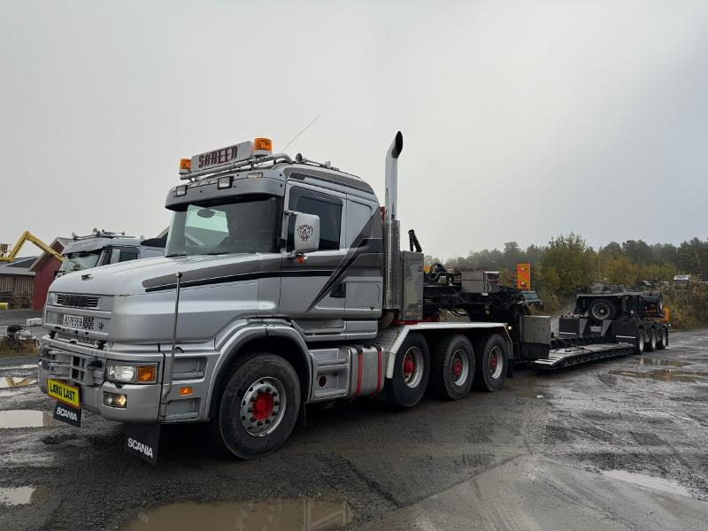 1998 Scania T144 GB6X2NZ tungtrekker snutebil med Vang brønnhenger - وحدة جر: صورة 1 1998 Scania T144 GB6X2NZ tungtrekker snutebil med Vang brønnhenger - وحدة جر: صورة 1