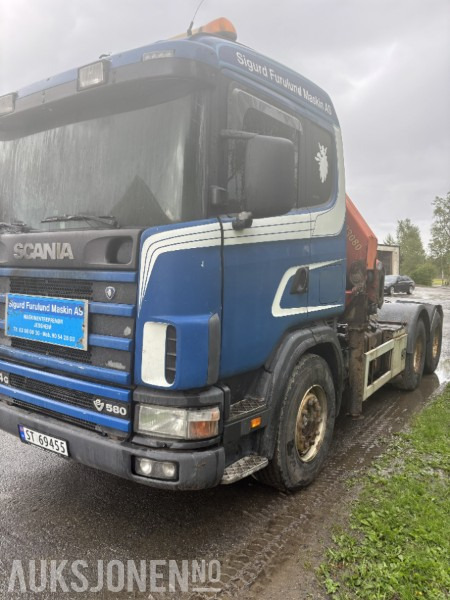 2002 Scania R164GB6X2 Kranbil, 23tm kran, Rep. Objekt - شاحنة كرين: صورة 1 2002 Scania R164GB6X2 Kranbil, 23tm kran, Rep. Objekt - شاحنة كرين: صورة 1