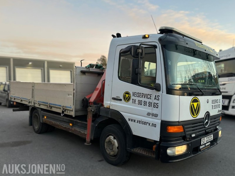 2004 Mercedes-Benz Atego 818/36 AT – Planbil med Fassi F60 kran – EU-godkjent til 02/2026 – Kjørbar - شاحنة كرين: صورة 3 2004 Mercedes-Benz Atego 818/36 AT – Planbil med Fassi F60 kran – EU-godkjent til 02/2026 – Kjørbar - شاحنة كرين: صورة 3