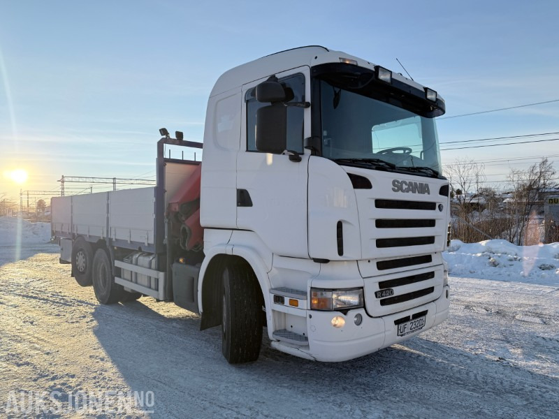 2004 Scania R420 6X2 Kranbil - HMF 1430 kran - NY EU! - شاحنة كرين: صورة 3 2004 Scania R420 6X2 Kranbil - HMF 1430 kran - NY EU! - شاحنة كرين: صورة 3