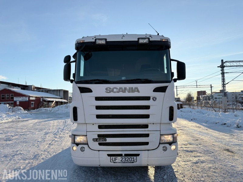 2004 Scania R420 6X2 Kranbil - HMF 1430 kran - NY EU! - شاحنة كرين: صورة 2 2004 Scania R420 6X2 Kranbil - HMF 1430 kran - NY EU! - شاحنة كرين: صورة 2