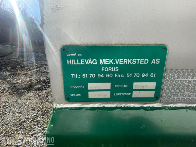 شاحنة 2005 Tank til mel og korn - Bulk-transport - 35 000 liter - Tipp kydraulikk - 7 rom - Kamera - Sluser - Hjelperamme.: صورة 8