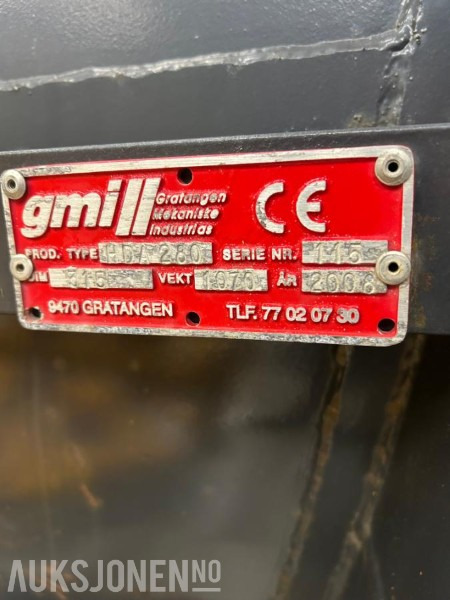 الآلات الزراعية 2008 GMI HDA 280 plog fast uten svinge: صورة 10