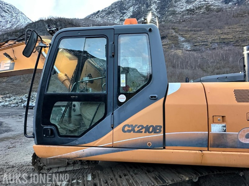 2009 Case CX210B Sertifisert Beltegraver m/Montabert CPA225E boretårn - حفارة: صورة 4 2009 Case CX210B Sertifisert Beltegraver m/Montabert CPA225E boretårn - حفارة: صورة 4