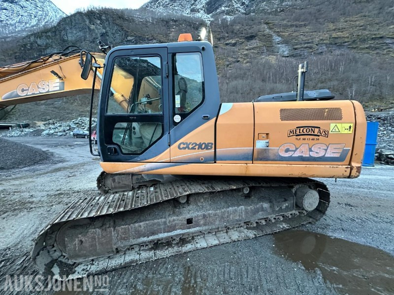 2009 Case CX210B Sertifisert Beltegraver m/Montabert CPA225E boretårn - حفارة: صورة 3 2009 Case CX210B Sertifisert Beltegraver m/Montabert CPA225E boretårn - حفارة: صورة 3