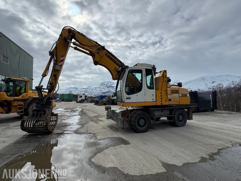 2009 Liebherr A316 Litronic hjulgraver - Hevbar hytte - Klype - 13065T - حفارة: صورة 1 2009 Liebherr A316 Litronic hjulgraver - Hevbar hytte - Klype - 13065T - حفارة: صورة 1