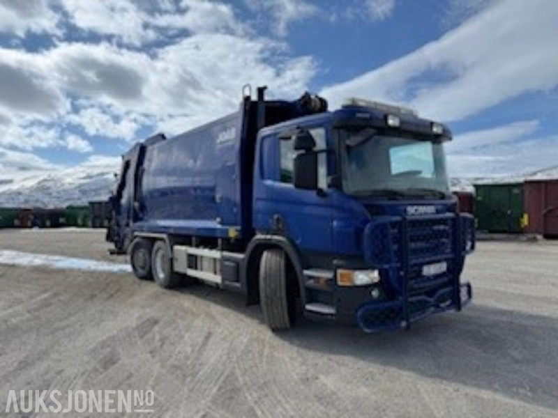2009 Scania P400 6X2 Komprimatorbil - شاحنة النفايات: صورة 1 2009 Scania P400 6X2 Komprimatorbil - شاحنة النفايات: صورة 1