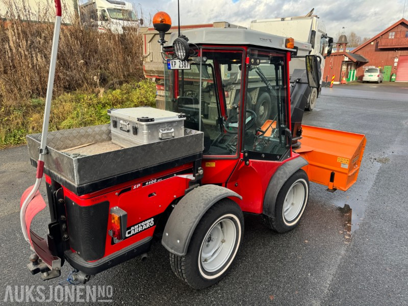 جرار 2010 Antonio Carraro Superparc 4400 HST MED SNØFRESER, KOST OG STRØKASSE: صورة 8