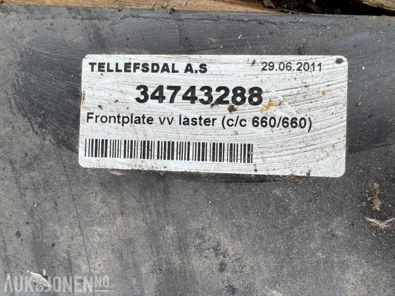 2011 Brøyteplate Tellefsdal (Ubrukt) - الآلات الزراعية: صورة 2 2011 Brøyteplate Tellefsdal (Ubrukt) - الآلات الزراعية: صورة 2