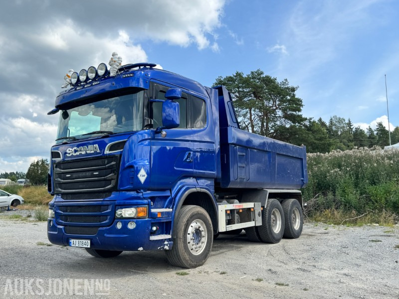 2011 Scania R730 6X4 v8 tippbil-servicehistorikk-359418km - شاحنة قلاب: صورة 1 2011 Scania R730 6X4 v8 tippbil-servicehistorikk-359418km - شاحنة قلاب: صورة 1