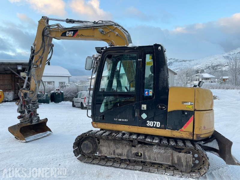 2012 Cat 307D Gravemaskin, Tiltrotator, S50, 8392 timer, sertifisert til Juli 2026 - حفارة: صورة 3 2012 Cat 307D Gravemaskin, Tiltrotator, S50, 8392 timer, sertifisert til Juli 2026 - حفارة: صورة 3