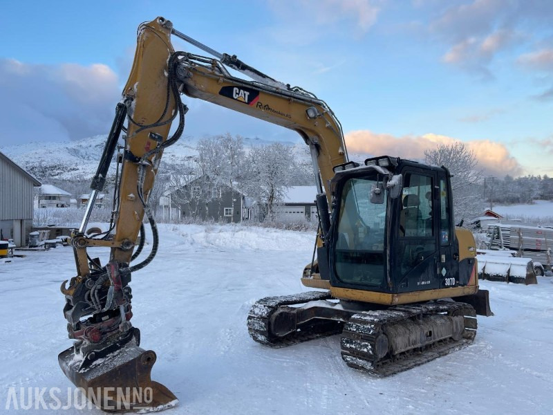 2012 Cat 307D Gravemaskin, Tiltrotator, S50, 8392 timer, sertifisert til Juli 2026 - حفارة: صورة 1 2012 Cat 307D Gravemaskin, Tiltrotator, S50, 8392 timer, sertifisert til Juli 2026 - حفارة: صورة 1