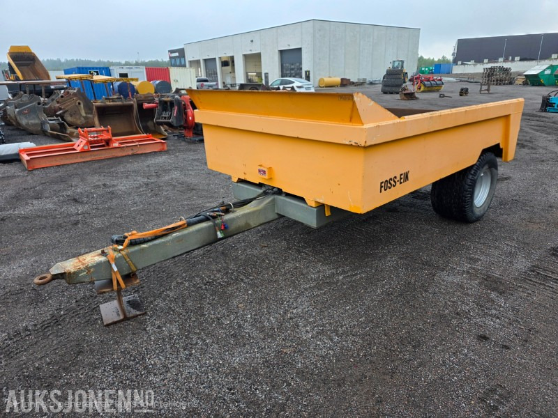 2012 Foss-eik dumperhenger hydraulisk med baklem - Tillatt totaltvekt 10400 kg - معدات البناء: صورة 1 2012 Foss-eik dumperhenger hydraulisk med baklem - Tillatt totaltvekt 10400 kg - معدات البناء: صورة 1