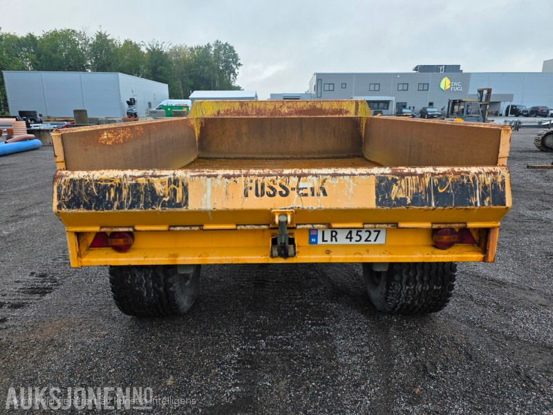 2012 Foss-eik dumperhenger hydraulisk med baklem - Tillatt totaltvekt 10400 kg - معدات البناء: صورة 4 2012 Foss-eik dumperhenger hydraulisk med baklem - Tillatt totaltvekt 10400 kg - معدات البناء: صورة 4