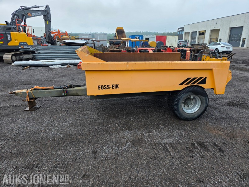 2012 Foss-eik dumperhenger hydraulisk med baklem - Tillatt totaltvekt 10400 kg - معدات البناء: صورة 2 2012 Foss-eik dumperhenger hydraulisk med baklem - Tillatt totaltvekt 10400 kg - معدات البناء: صورة 2