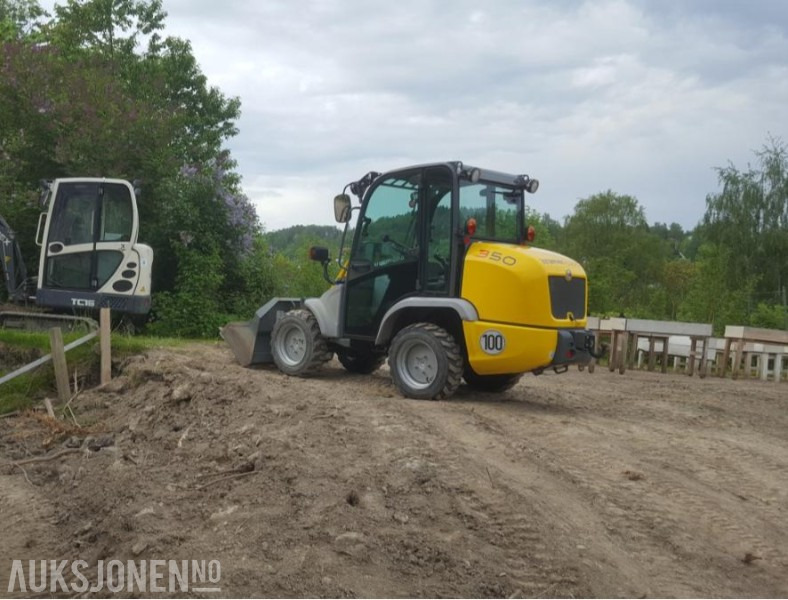 2012 KramerAllrad 350 Hjullaster - KUN 660 timer Mva-fri - Med original skuffe og pallegafler - اللودر بعجل: صورة 3 2012 KramerAllrad 350 Hjullaster - KUN 660 timer Mva-fri - Med original skuffe og pallegafler - اللودر بعجل: صورة 3