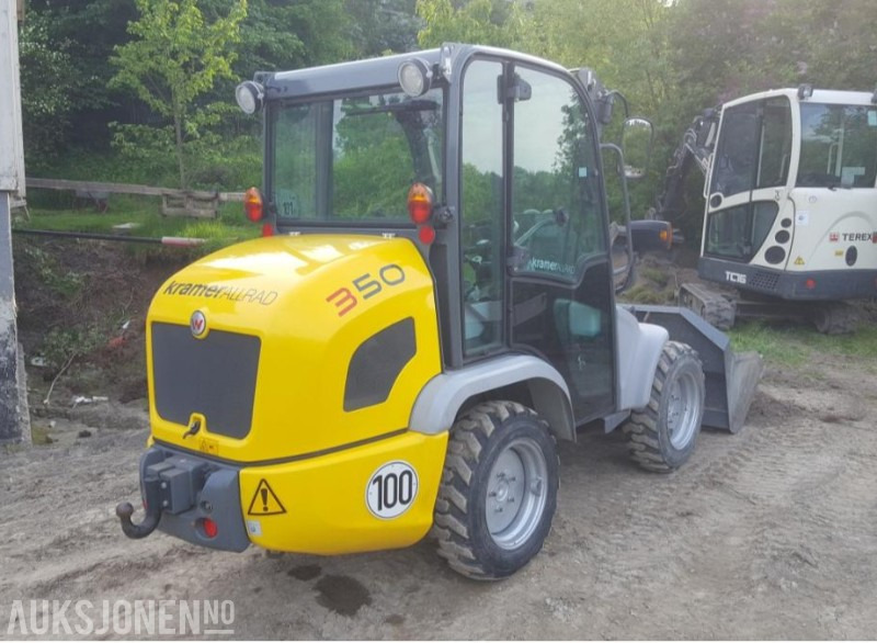 2012 KramerAllrad 350 Hjullaster - KUN 660 timer Mva-fri - Med original skuffe og pallegafler - اللودر بعجل: صورة 5 2012 KramerAllrad 350 Hjullaster - KUN 660 timer Mva-fri - Med original skuffe og pallegafler - اللودر بعجل: صورة 5