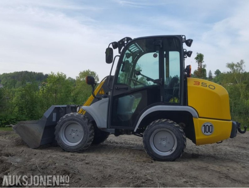 2012 KramerAllrad 350 Hjullaster - KUN 660 timer Mva-fri - Med original skuffe og pallegafler - اللودر بعجل: صورة 1 2012 KramerAllrad 350 Hjullaster - KUN 660 timer Mva-fri - Med original skuffe og pallegafler - اللودر بعجل: صورة 1