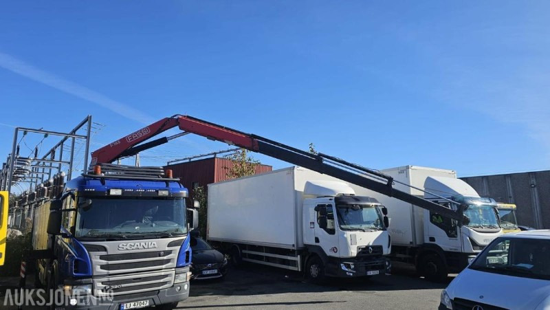 2012 Scania P-serie P320 kranbil med bakløft - شاحنة كرين: صورة 2 2012 Scania P-serie P320 kranbil med bakløft - شاحنة كرين: صورة 2