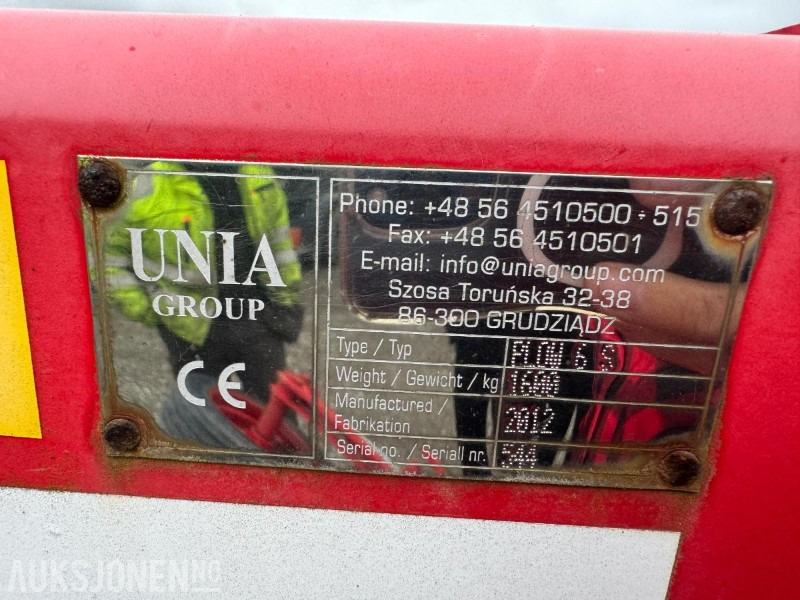 2012 UNIA grubbeplog med reservedeler - الآلات الزراعية: صورة 3 2012 UNIA grubbeplog med reservedeler - الآلات الزراعية: صورة 3