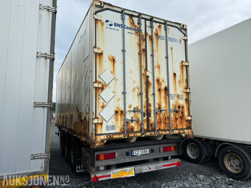 2013 HFR trippelkjerre med container - عربة مقطورة: صورة 4 2013 HFR trippelkjerre med container - عربة مقطورة: صورة 4