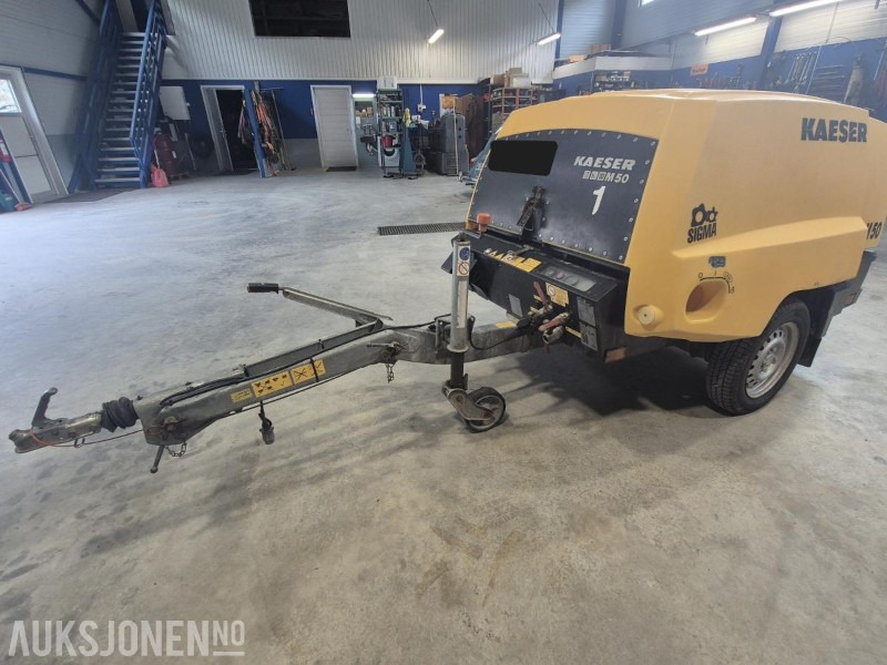 2014 Kaeser M50, tilhengermontert luftkompressor, 811 t - معدات البناء: صورة 5 2014 Kaeser M50, tilhengermontert luftkompressor, 811 t - معدات البناء: صورة 5