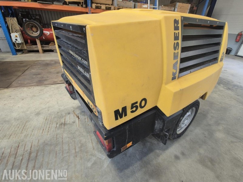 2014 Kaeser M50, tilhengermontert luftkompressor, 811 t - معدات البناء: صورة 4 2014 Kaeser M50, tilhengermontert luftkompressor, 811 t - معدات البناء: صورة 4