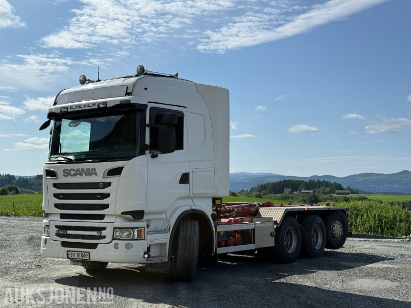 2014 Scania R620 8x4 krokbil - JOAB Krok m/ knekk - kranhydraulikk - شاحنة ذات خطاف: صورة 1 2014 Scania R620 8x4 krokbil - JOAB Krok m/ knekk - kranhydraulikk - شاحنة ذات خطاف: صورة 1