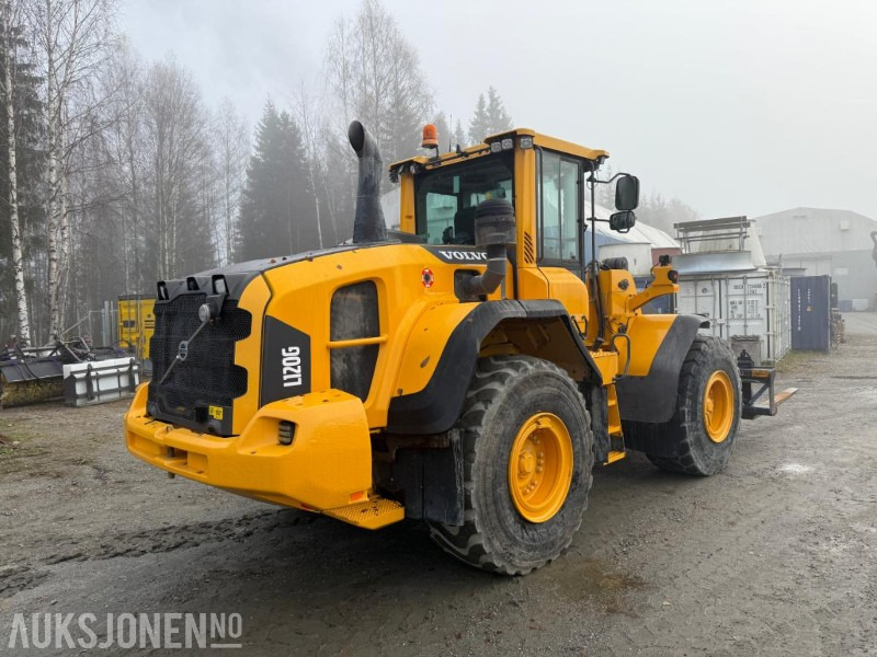 2014 Volvo L120G hjullaster, 7763 timer, Hydr. pallegaffel, nylig service og årskontroll - اللودر بعجل: صورة 5 2014 Volvo L120G hjullaster, 7763 timer, Hydr. pallegaffel, nylig service og årskontroll - اللودر بعجل: صورة 5