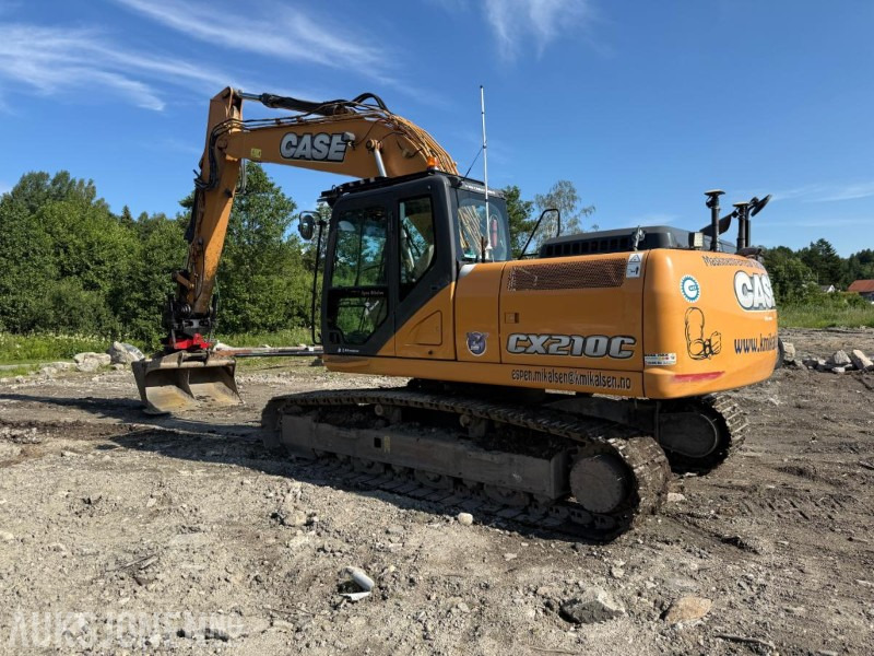 2015 Case CX210C BELTEGRAVER ROTOTILT ENGCON MASKINSTYRING SERVICEHISTORIKK LITE TIMER EN EIER. - حفارة: صورة 5 2015 Case CX210C BELTEGRAVER ROTOTILT ENGCON MASKINSTYRING SERVICEHISTORIKK LITE TIMER EN EIER. - حفارة: صورة 5