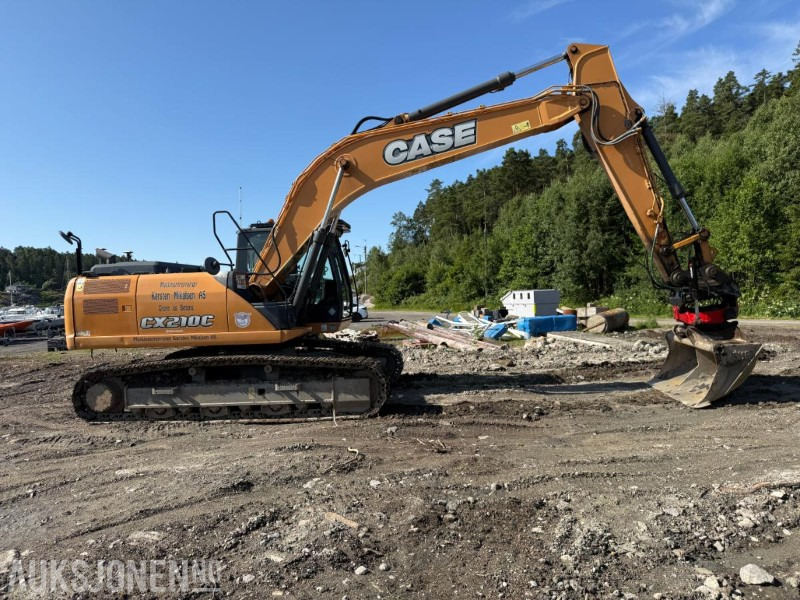 2015 Case CX210C BELTEGRAVER ROTOTILT ENGCON MASKINSTYRING SERVICEHISTORIKK LITE TIMER EN EIER. - حفارة: صورة 2 2015 Case CX210C BELTEGRAVER ROTOTILT ENGCON MASKINSTYRING SERVICEHISTORIKK LITE TIMER EN EIER. - حفارة: صورة 2