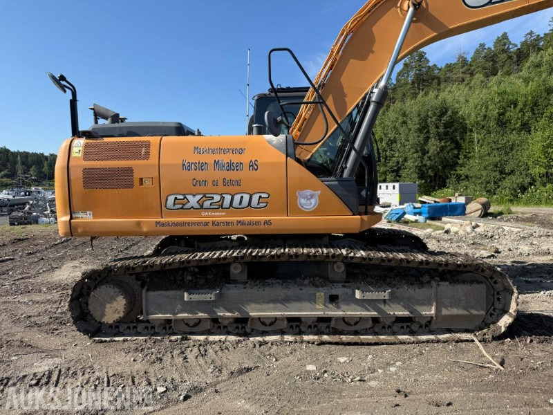 2015 Case CX210C BELTEGRAVER ROTOTILT ENGCON MASKINSTYRING  SERVICEHISTORIKK LITE TIMER EN EIER. 2015 Case CX210C BELTEGRAVER ROTOTILT ENGCON MASKINSTYRING  SERVICEHISTORIKK LITE TIMER EN EIER.: صورة 8