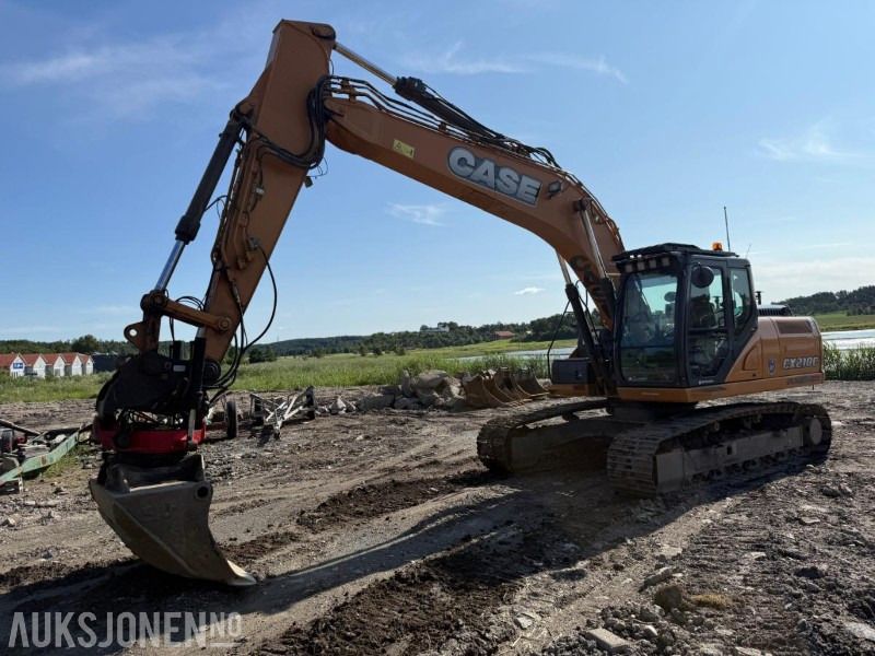 2015 Case CX210C BELTEGRAVER ROTOTILT ENGCON MASKINSTYRING SERVICEHISTORIKK LITE TIMER EN EIER. - حفارة: صورة 3 2015 Case CX210C BELTEGRAVER ROTOTILT ENGCON MASKINSTYRING SERVICEHISTORIKK LITE TIMER EN EIER. - حفارة: صورة 3