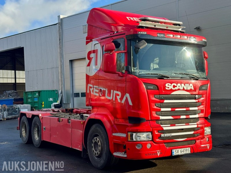 2015 Scania R-serie - Krokbil - Eu-godkjent til 01/26 - Km: 379186 - شاحنة ذات خطاف: صورة 2 2015 Scania R-serie - Krokbil - Eu-godkjent til 01/26 - Km: 379186 - شاحنة ذات خطاف: صورة 2