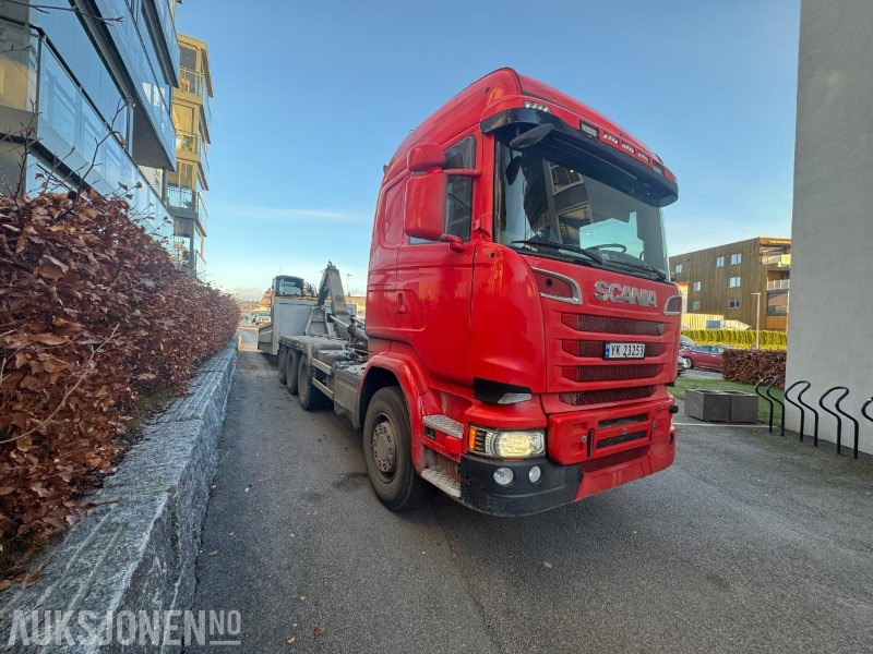 2015 Scania R580 8x4 tridem Krokbil / krokløft m/ JOAB 24t krok med knekk - شاحنة ذات خطاف: صورة 2 2015 Scania R580 8x4 tridem Krokbil / krokløft m/ JOAB 24t krok med knekk - شاحنة ذات خطاف: صورة 2