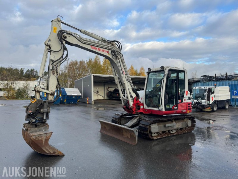 2015 Takeuchi TB290 beltegraver 4538t SMP tiltrotator S50 sertifisert godt utstyrt - حفارة: صورة 1 2015 Takeuchi TB290 beltegraver 4538t SMP tiltrotator S50 sertifisert godt utstyrt - حفارة: صورة 1