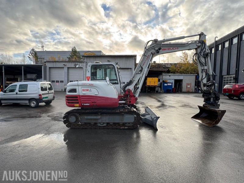 2015 Takeuchi TB290 beltegraver 4538t SMP tiltrotator S50 sertifisert godt utstyrt - حفارة: صورة 3 2015 Takeuchi TB290 beltegraver 4538t SMP tiltrotator S50 sertifisert godt utstyrt - حفارة: صورة 3