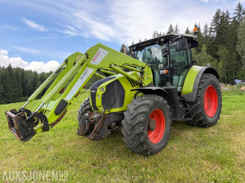 2016 Claas Arion 650 med frontlaster, lysrigg, 2-seter, 50 Km/t, stor service - جرار: صورة 1 2016 Claas Arion 650 med frontlaster, lysrigg, 2-seter, 50 Km/t, stor service - جرار: صورة 1