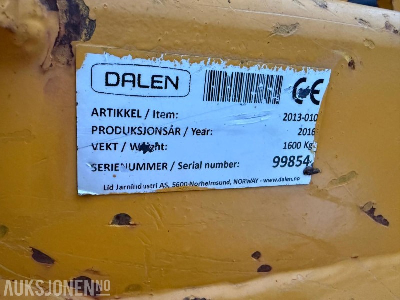 الآلات الزراعية 2016 Dalen snøfreser 2 Trinns 270cm: صورة 16