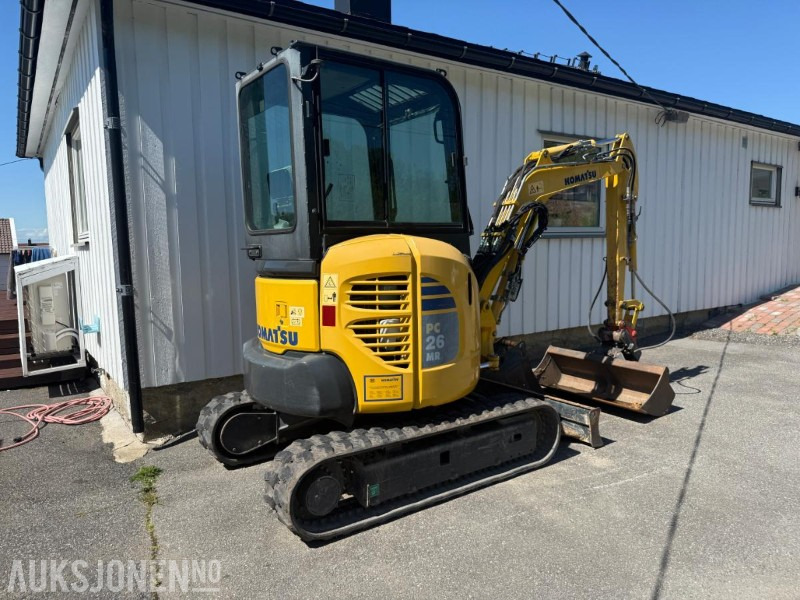 2016 Komatsu PC26MR minigraver m/2 skuffer. - حفارة مُصَّغرة: صورة 4 2016 Komatsu PC26MR minigraver m/2 skuffer. - حفارة مُصَّغرة: صورة 4