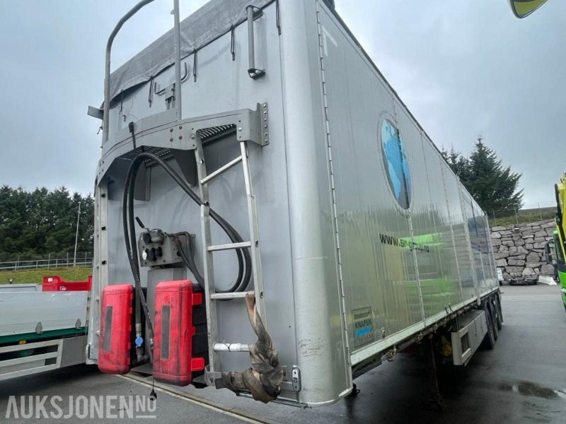 2017 Knapen K502 Walking floor tralle, NY EU - med hydraulisk vegg og tak + låsing - Tillatt totalvekt: 45000 kg. - عربة مقطورة: صورة 5 2017 Knapen K502 Walking floor tralle, NY EU - med hydraulisk vegg og tak + låsing - Tillatt totalvekt: 45000 kg. - عربة مقطورة: صورة 5