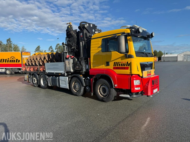 2017 MAN TGS 35.500 KRANBIL M/HIAB X-HIPRO 548 KRAN 8X4 HYDRODRIVE SERVICEHISTORIKK LAV KM. - شاحنة كرين: صورة 4 2017 MAN TGS 35.500 KRANBIL M/HIAB X-HIPRO 548 KRAN 8X4 HYDRODRIVE SERVICEHISTORIKK LAV KM. - شاحنة كرين: صورة 4