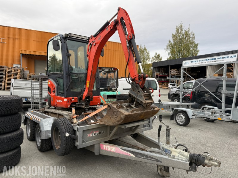 2018 Kubota KX019-4 minigraver m/ Tysse XTREME maskinhenger - حفارة مُصَّغرة: صورة 2 2018 Kubota KX019-4 minigraver m/ Tysse XTREME maskinhenger - حفارة مُصَّغرة: صورة 2
